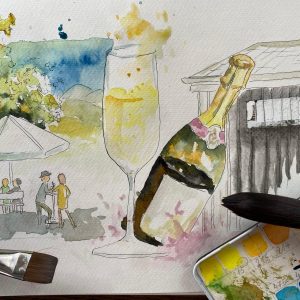 🌊✏️ Pinseln mit Prosecco – Sketchen am Biggesee (12.07.2026)